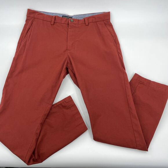 BANANA REPUBLIC Factory Fulton Skinny Chino Size 34 x 31 Straight Leg Stretch - Picture 1 of 7